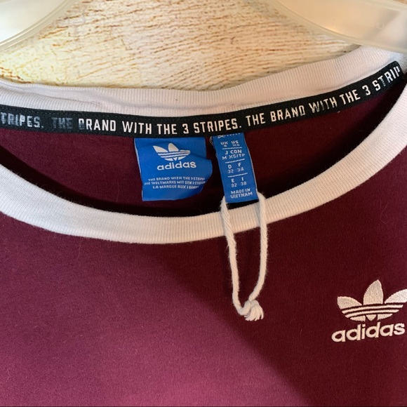 Maroon Adidas Tee - Picture 3 of 4